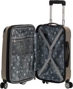 Rockland London Hardside Spinner Wheel Luggage, Mint, Carry-On 20-Inch - Image 7